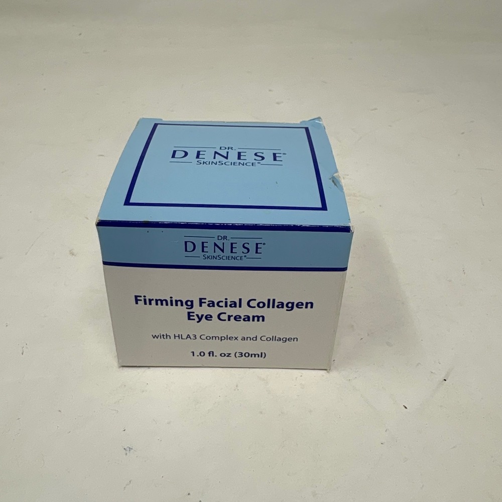 Dr. Denese SkinScience Firming Facial Collagen Eye Cream HLA3 Complex 1.0oz NIB